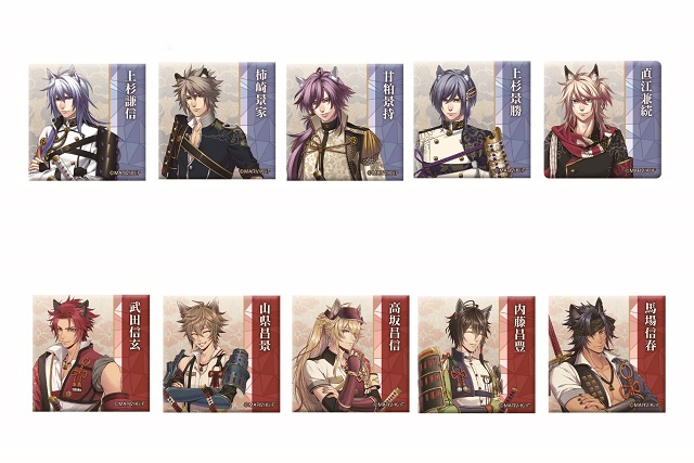 オトメイト　戦刻ナイトブラッド　上杉謙信　まとめ売り　缶バッジ　アクスタ 関連商品｜【戦ブラ】『戦刻ナイトブラッド』 公式ポータルサイト